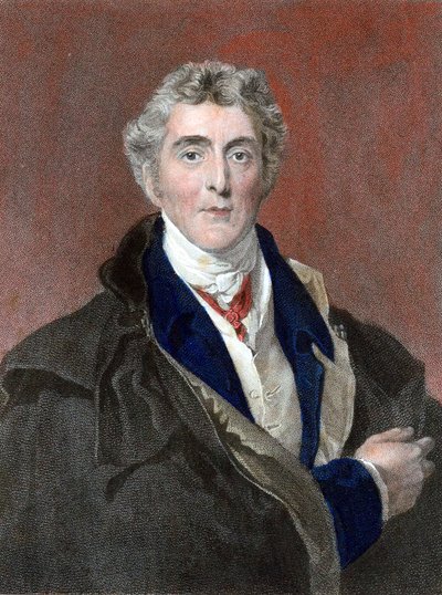 Arthur Wellesley, 1. książę Wellington, brytyjski żołnierz i mąż stanu autorstwa Unbekannt