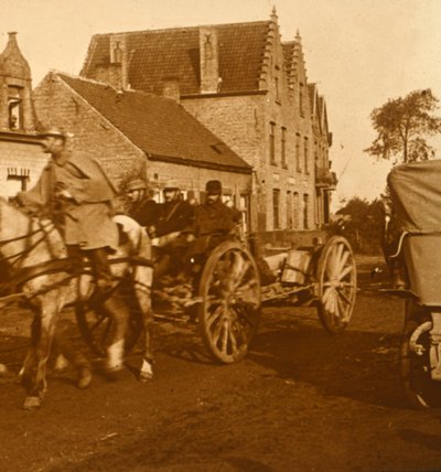Artyleria w górę linii, c1914-c1918 autorstwa Unbekannt