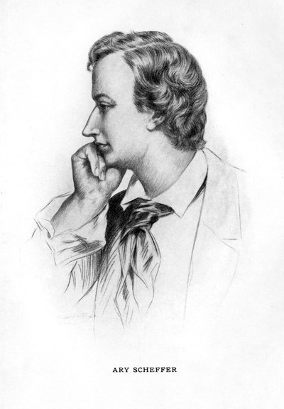 Ary Scheffer, malarz francuski, 1912 autorstwa Unbekannt