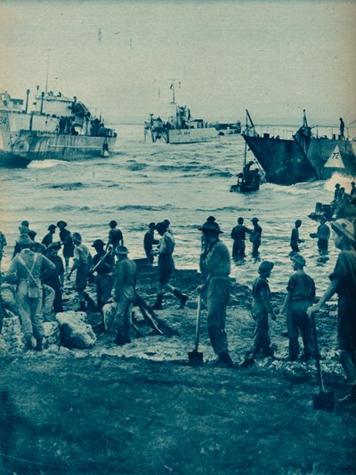 Gdy słońce wzeszło w dzień inwazji: Z kilofem i łopatą droga jest oczyszczona, 1943-44 autorstwa Unbekannt