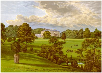 Ashcombe Park, Staffordshire, dom rodziny Sneydów, ok. 1880 r. autorstwa Unbekannt