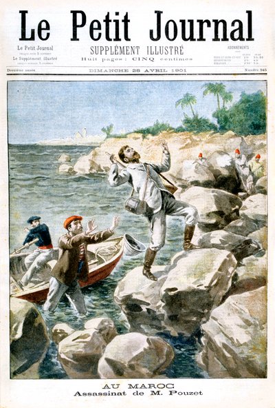 Zamach na M.Pouzeta, 1901 autorstwa Unbekannt