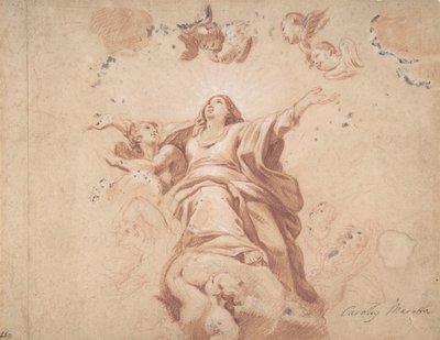 Wniebowzięcie NMP według Carlo Maratta, XVII wiek. autorstwa Unbekannt