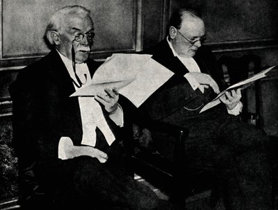 Na publicznej kolacji w Connaught Rooms, 20 listopada 1934, 1945. autorstwa Unbekannt