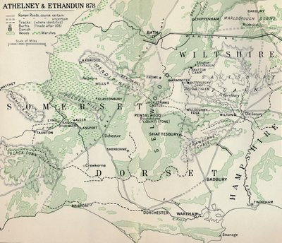 Athelney i Ethandun 878, 1935 autorstwa Unbekannt