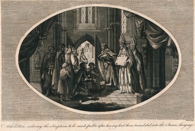 Athelstan nakazał publikację pism przetłumaczonych na język anglosaski, lata 30. 1793 autorstwa Unbekannt
