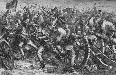 Atak na Leith, ok. 1560, ok. 1880 autorstwa Unbekannt
