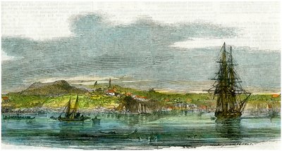 Auckland, Nowa Zelandia, ok. 1880 r. autorstwa Unbekannt