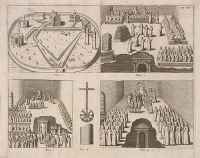 Publiczność u cara rosyjskiego w Moskwie. Wydane przez Jacoba Ulfeldta, 1578. autorstwa Unbekannt