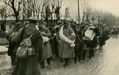 Więźniowie austriaccy, Przemyśl, marzec 1915, ok. 1920. autorstwa Unbekannt
