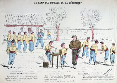 W Obozie Uczniowskim Republiki, 1871. autorstwa Unbekannt
