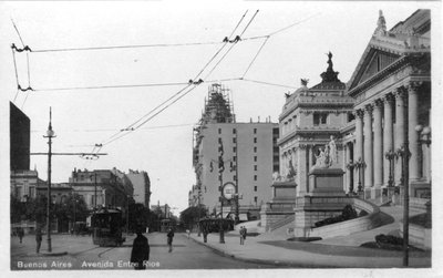 Aleja Entre Rios, Buenos Aires, Argentyna, ok. 1900 autorstwa Unbekannt
