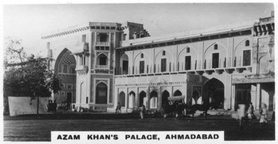 Pałac Azama Chana, Ahmedabad, Indie, ok. 1925 r. autorstwa Unbekannt