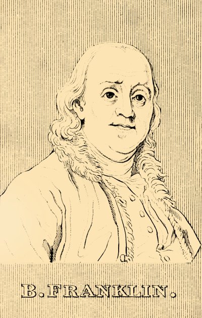 B. Franklina, 1706-1790, 1830. autorstwa Unbekannt