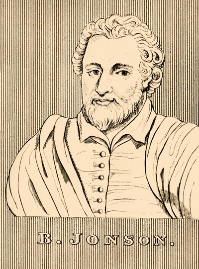 B. Jonson, ok. 1572-1637, 1830. autorstwa Unbekannt