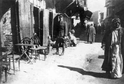 Bazar w Bagdadzie, 1918 autorstwa Unbekannt