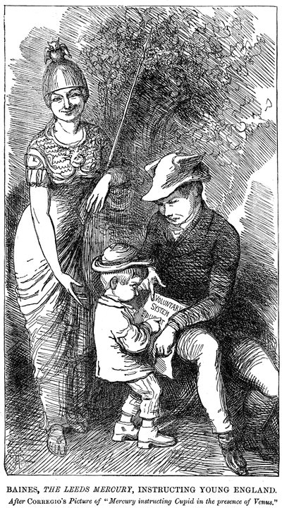 Baines, Leeds Mercury, instruujący młodą Anglię, 1847 r. autorstwa Unbekannt