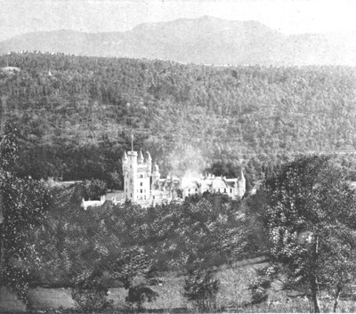 Zamek Balmoral w czasach Wiktorii, 1901 r. autorstwa Unbekannt