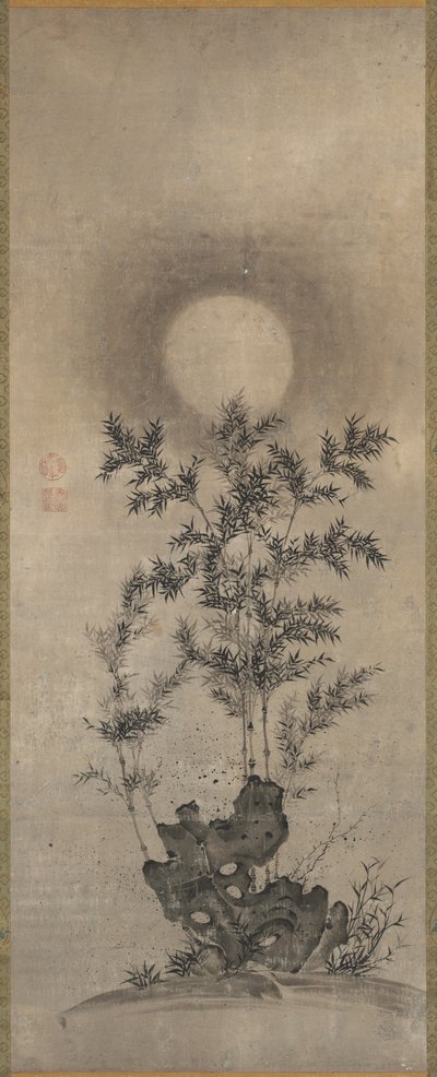 Bambus w świetle księżyca, 1500s. autorstwa Unbekannt