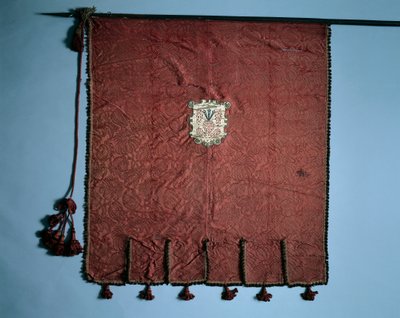 Sztandar z Medalionami Pasji Chrystusa, XVIII wiek. autorstwa Unbekannt