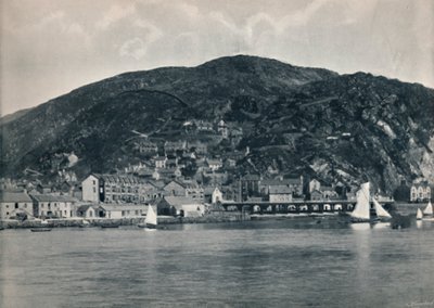 Barmouth - Widok z Mawddach, Pokazuje wzgórza, 1895 autorstwa Unbekannt
