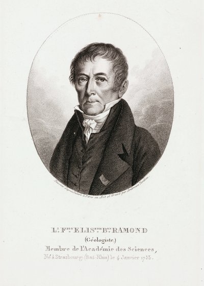 Baron Louis Francois Ramond de Carbonnieres, francuski geolog autorstwa Unbekannt
