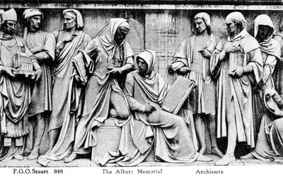 Płaskorzeźba z Albert Memorial, Londyn, początek XX wieku autorstwa Unbekannt