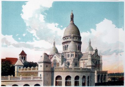 Bazylika Sacre Coeur, Paryż, ok. 1900 autorstwa Unbekannt