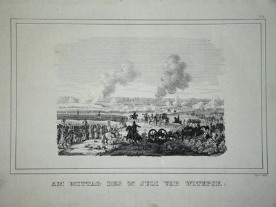 Bitwa wojsk rosyjskich z kawalerią francuską pod Ostrownem 25-26 lipca 1812 r. autorstwa Unbekannt