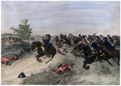 Bitwa pod Blenheim, 13 sierpnia 1704 autorstwa Unbekannt
