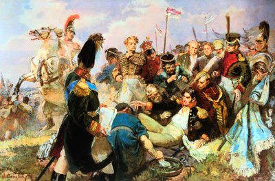 Bitwa pod Borodino, 7 września 1812 r. autorstwa Unbekannt