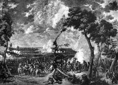 Bitwa pod Hanau, Niemcy, 30-31 października 1813 1882-1884. autorstwa Unbekannt