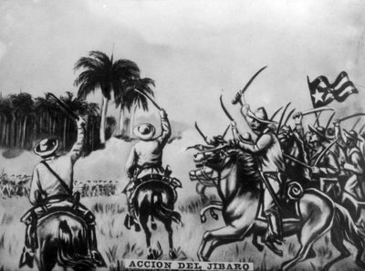 Bitwa pod Jibaro, 1876, 1920 autorstwa Unbekannt