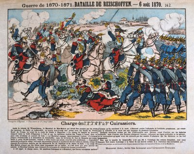 Bitwa pod Reichshoffen, wojna francusko-pruska, 6 sierpnia 1870 autorstwa Unbekannt
