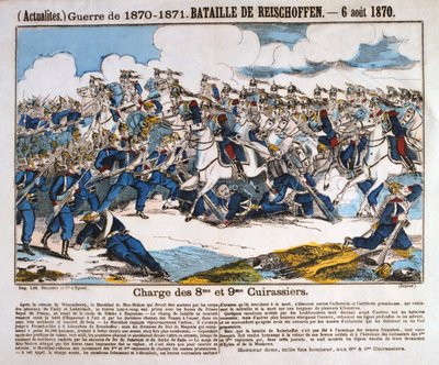 Bitwa pod Reichshoffen, wojna francusko-pruska, 6 sierpnia 1870 autorstwa Unbekannt