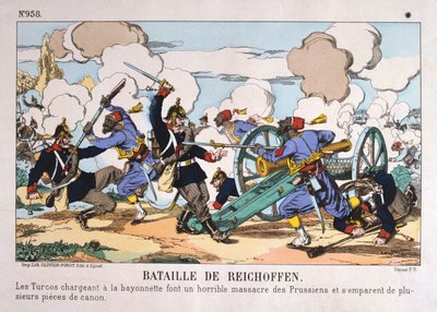 Bitwa pod Reichshoffen, wojna francusko-pruska, 6 sierpnia 1870 autorstwa Unbekannt
