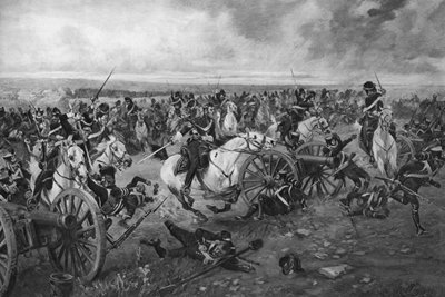 Bitwa pod Waterloo, 1815 autorstwa Unbekannt