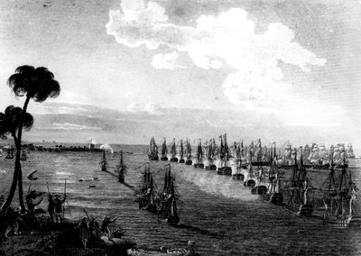 Bitwa nad Nilem, 1 sierpnia 1798, XIX w. autorstwa Unbekannt