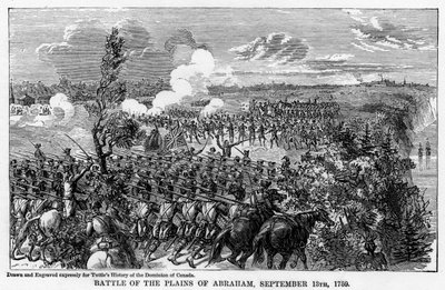 Bitwa na Równinach Abrahama, 13 września 1759, 1877 autorstwa Unbekannt
