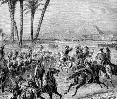 Bitwa pod Piramidami, 21 lipca 1798 1882-1884 autorstwa Unbekannt