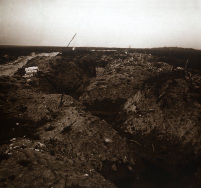 Pole bitwy, Craonne, północna Francja, c1914-c1918 autorstwa Unbekannt