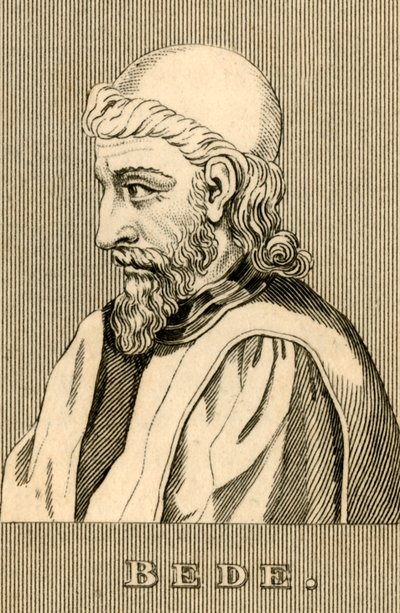 Bede, 672-735, 1830. autorstwa Unbekannt