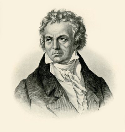 Beethoven, początek XIX wieku, 1907. autorstwa Unbekannt