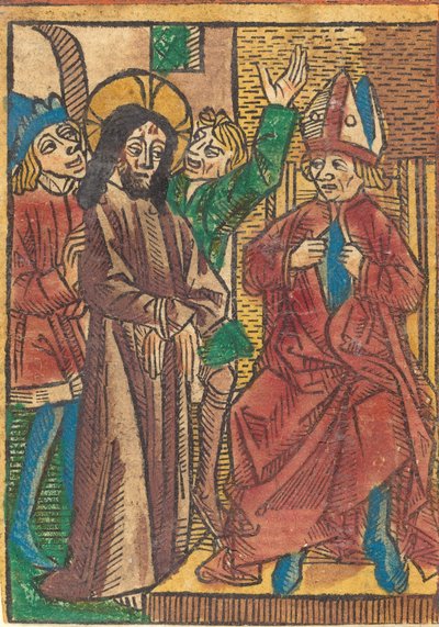 Przed Kajfaszem, ok. 1490. autorstwa Unbekannt