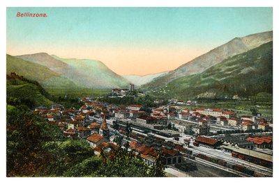 Bellinzona, Szwajcaria, początek XX wieku autorstwa Unbekannt