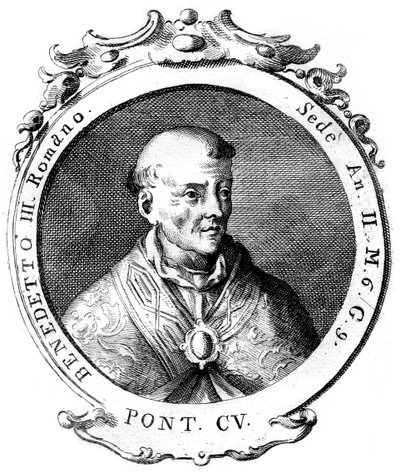 Benedykt III, Papież Kościoła Katolickiego autorstwa Unbekannt