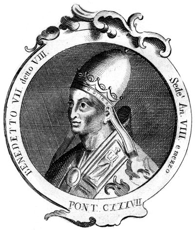 Benedykt VII, Papież Kościoła Katolickiego autorstwa Unbekannt