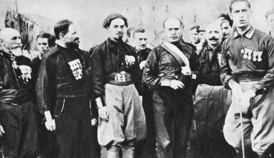Benito Mussolini 1883-1945 Włoski faszystowski dyktator, 1922 autorstwa Unbekannt