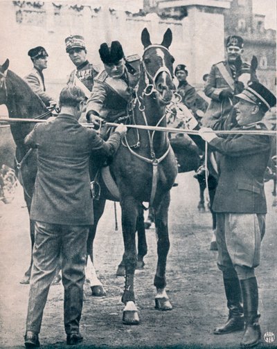Benito Mussolini, włoski faszystowski przywódca, ok. 1922-1933 autorstwa Unbekannt