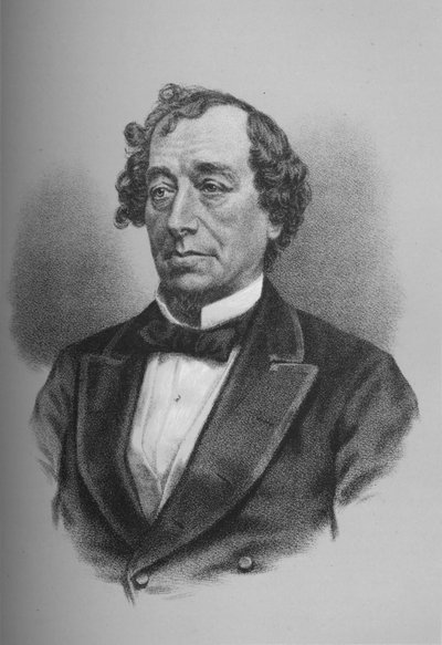 Benjamin Disraeli, hrabia Beaconsfield, brytyjski mąż stanu, c1868 1936 autorstwa Unbekannt